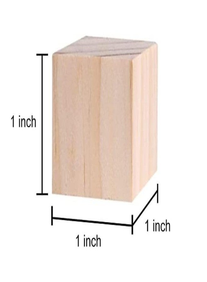 Ormango مجموعة أورمانجو من 16 قطعة من مكعبات الخشب غير المطلية، مثالية للطلاء والختم والتزيين ومشاريع الأعمال اليدوية والهدايا الشخصية، قطع مشاريع فنية وحرفية (1 بوصة) مكعبات خشبية صلبة مربعة الشكل - Image 3